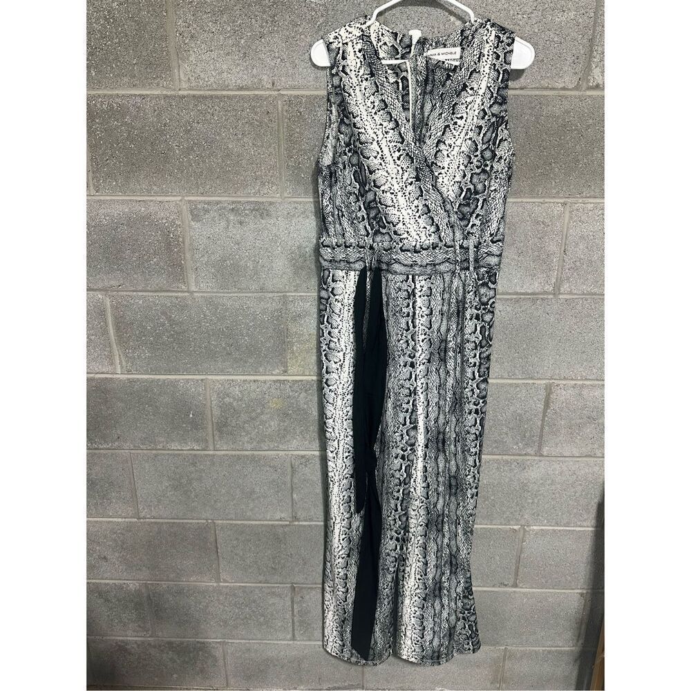Emma & Michele 3XL Ladies Party Jumpsuit Snake Print Design Sleeveless